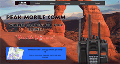 Desktop Screenshot of peakmobile.com